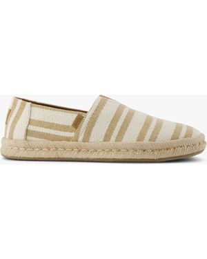TOMS Alpargata Rope 2.0 Espadrille Tan - White