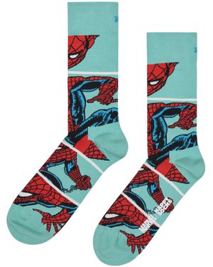 Happy Socks Marvel Web-Slinger Novelty - Blue
