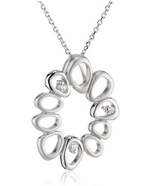 Orphelia 925 Sterling Chain With Pendant - Metallic