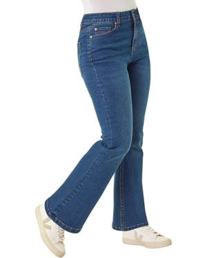 Roman Petite Bootcut Stretch Jeans - Blue