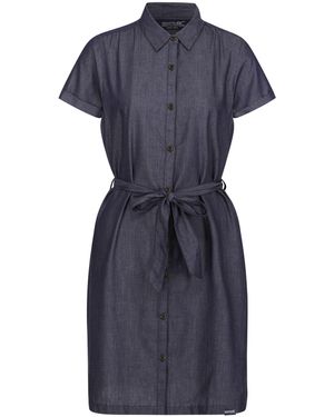 Regatta Ladies Rema Shirt Dress (Chambray) - Blue