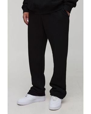 BoohooMAN Basic Straight Leg Jogger - Black