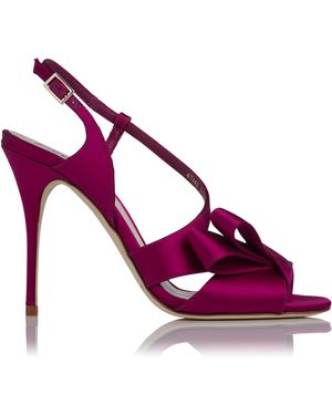LK Bennett Erica Sandals, Leather - Purple