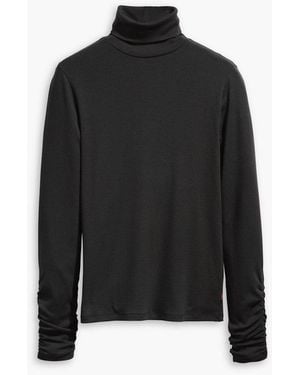Levi's Levi's Caviar Ruched Turtleneck - Black