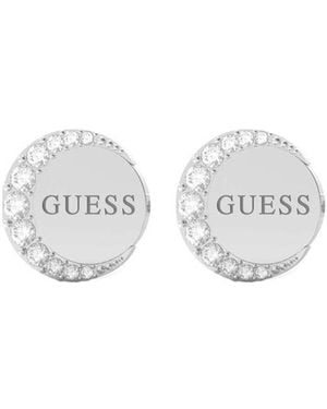 Guess Ube01195Rh Ladies Moon Phases Earrings - White