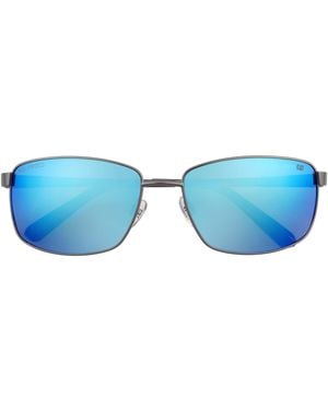 Caterpillar Rectangle Ruthenium Mirror Polarized Cts-8030 - Blue
