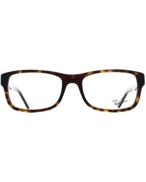 Ray-Ban Square Havana Rx5268 - Brown