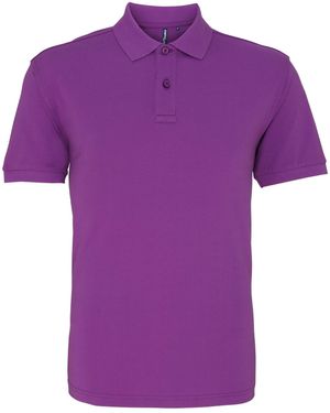 Asquith & Fox Poloshirt Met Korte Mouwen (Orchidee) - Paars