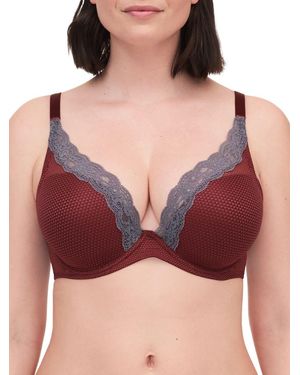 Passionata Brooklyn Plunge T-Shirt Bra - Red