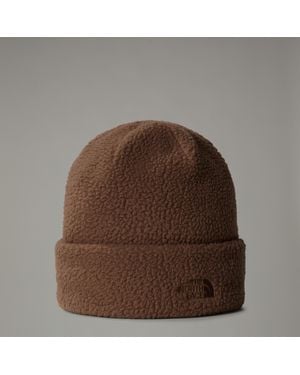 The North Face Cragmont Reversible Beanie - Brown
