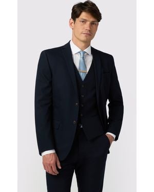 Antique Rogue Slim Fit Twill Jacket - Blue