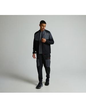 Monterrain Orbit Woven Running Hoodie - Black