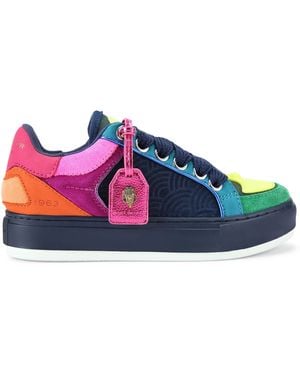 Kurt Geiger Suede Southbank Tag Trainers - Blue