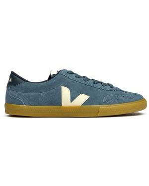 Veja Volley Suede Trainers - Blue