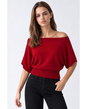 MixRay Knit Jumper - Red