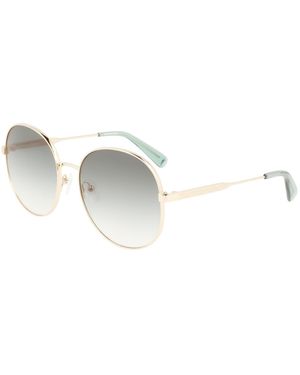 Longchamp Vrouwen Zonnebril 59/19/140 Mm Metaal - Wit