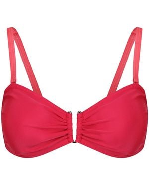 Regatta Aceana Solid Patterned Bikini Top - Red