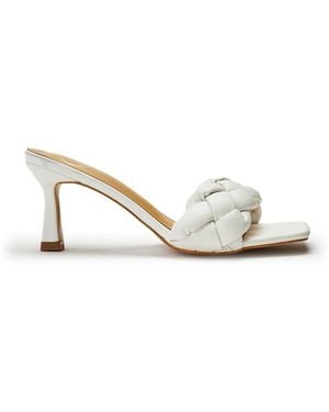 b.soleful Seanna Sandals Faux Leather - White