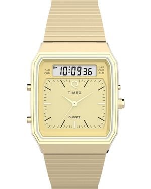 Timex Q Reissue Watch Tw2Y06000 Stainless Steel - Metallic