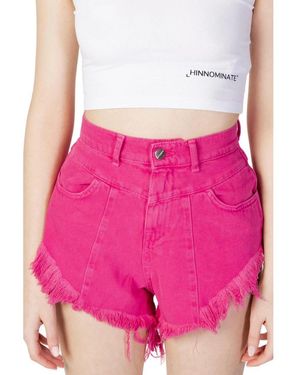 hinnominate Katoenen Korte Broek En Mini Shorts - Roze