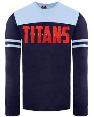 Fanatics Nfl Tennessee Titans Pannelled Top - Blue