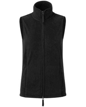 PREMIER Ladies Artisan Fleece Gilet - Black