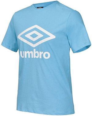 Umbro Large Logo Sky T-Shirt - Blue