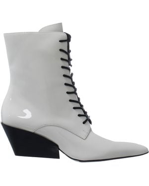 Calvin Klein Faith Shoes Patent Leather - Grey