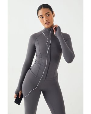 DSGN Studio Ultra Sculpt Zip Through Jacket - Grey