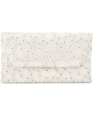Carvela Kurt Geiger Spirit Daisy Clutch Bag - White