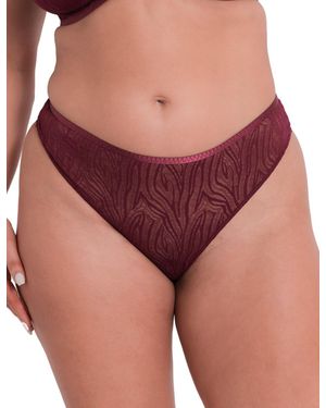 Curvy Kate Ck044202 Lace Daze Brazilian Brief - Purple