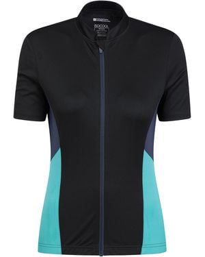 Mountain Warehouse 'Energize' Cycle T-Shirt Breathable Quick Wicking Tee - Black