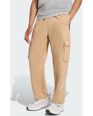 adidas Z.N.E. Open-Hem Cargo Trousers - Natural