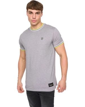 Crosshatch Keraga T-Shirt Cotton - Grey