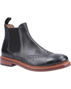 Cotswold Cotwold Siddington Leather Elasticated Dress Boot - Black