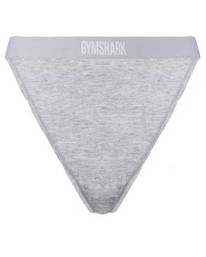 GYMSHARK Cotton Thong - Grey