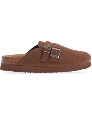 Rocket Dog Womenss Abelplus Clog Slippers - Brown