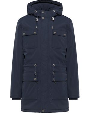 Mo Serie Stormwolk Winterjas Marine - Blauw