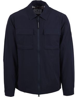 Aquascutum Shell Sp Overshirt Cotton - Blue