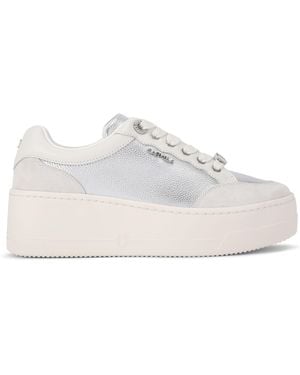 Carvela Kurt Geiger Leather Perenne Trainer Trainers - White