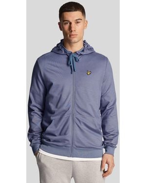 Lyle & Scott And Full-Zip Hoodie - Blue