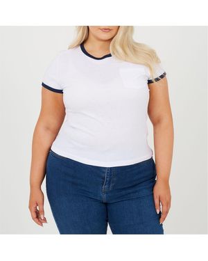 Brave Soul Ps Ssbtn Tee - White