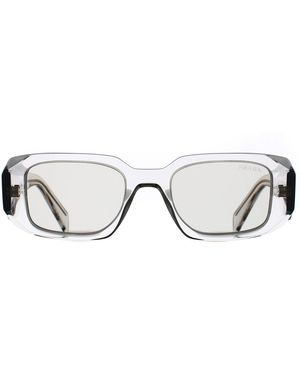 Prada Rectangle Transparent Light Pr17Ws - Brown