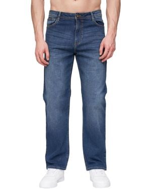 Henleys Breeze Straight Jeans (Stone Wash) - Blue