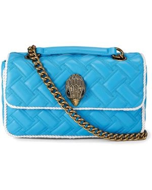 Kurt Geiger Leather Kc Kensington Flap Bag - Blue