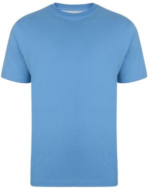 KAM Jeanswear Kam Denim T-Shirts Big & Tall Short Sleeve Crew Neck - Blue