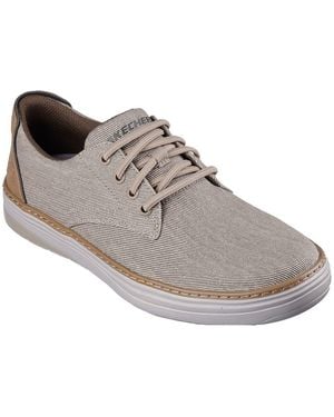 Skechers Ratner Low Top Trainers - Grey