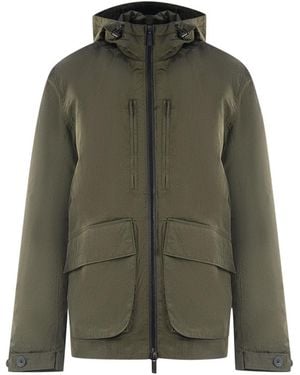 Lyle & Scott Plain Hooded Jacket - Green