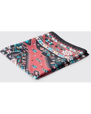 BoohooMAN Printed Bandana - Red