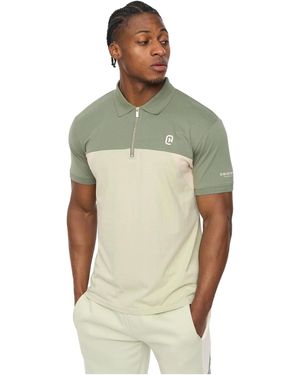 Crosshatch Castlebay Polo Shirt (Light) Cotton - Green